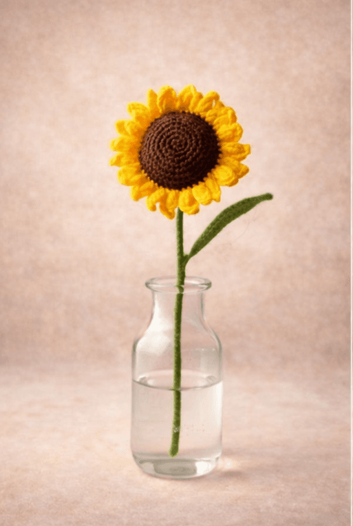 Crochet Sunflower thumbnail 3