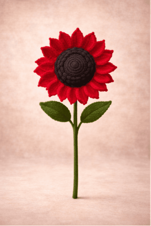 Crochet Sunflower thumbnail 2