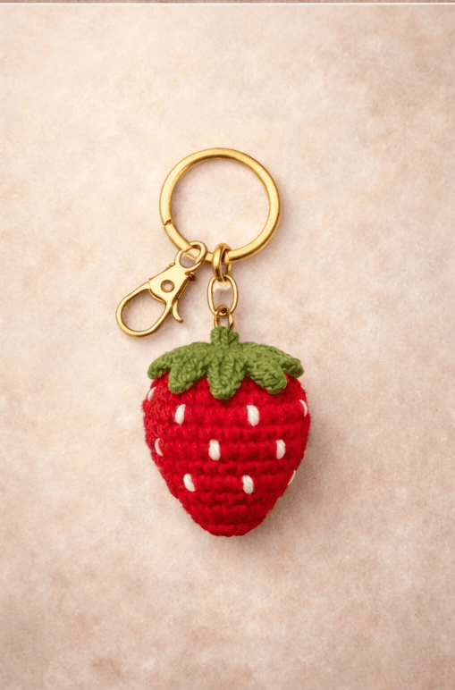 Strawberry Keyring