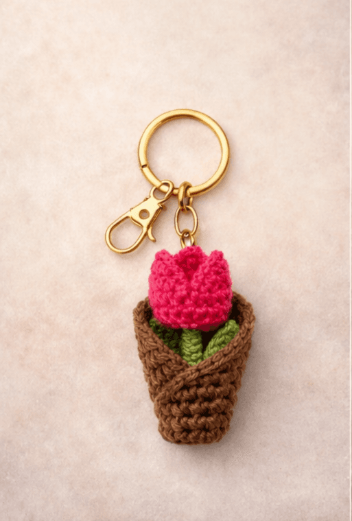 Tulip Keyring